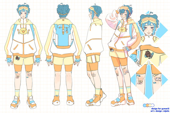 Reference sheet by furisou on Twitter.